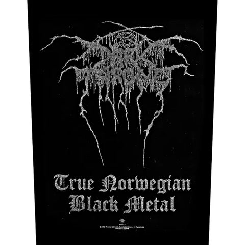 Official DARKTHRONE: TRUE NORWEGIAN BLACK METAL large back patch