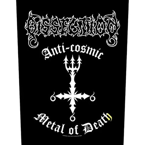 Official DISSECTION: ANTI-COSMIC METAL OF DEATH large back patch