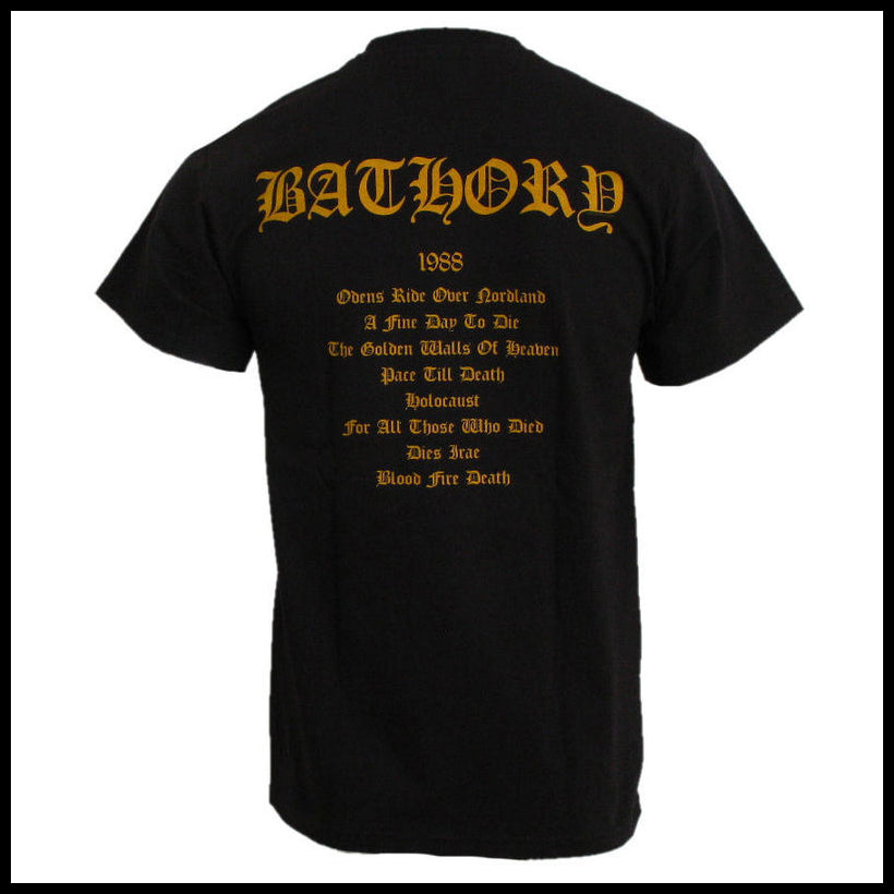 BATHORY: official BLOOD FIRE DEATH shirt