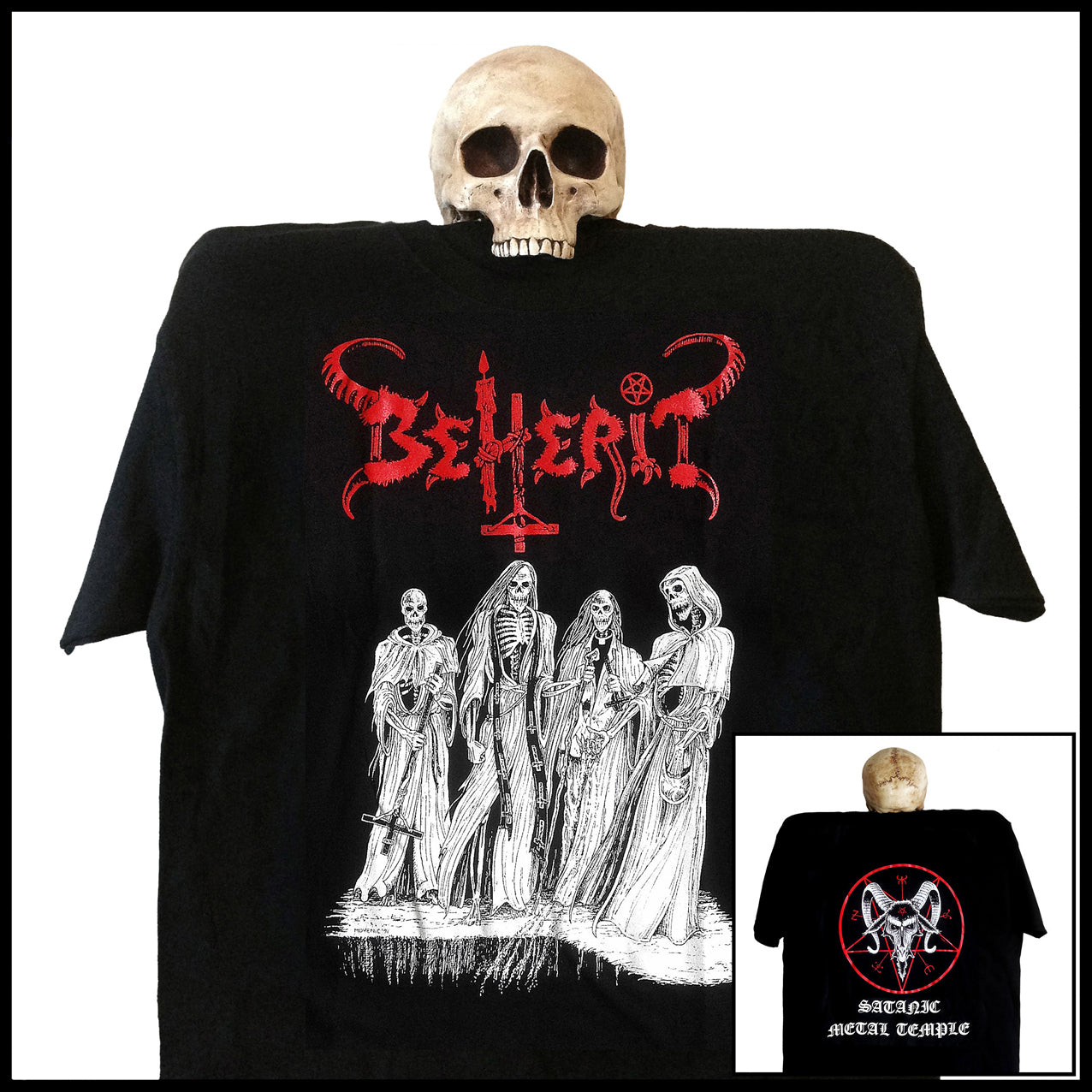BEHERIT: official OATH OF BLACK BLOOD shirt  (by CND)