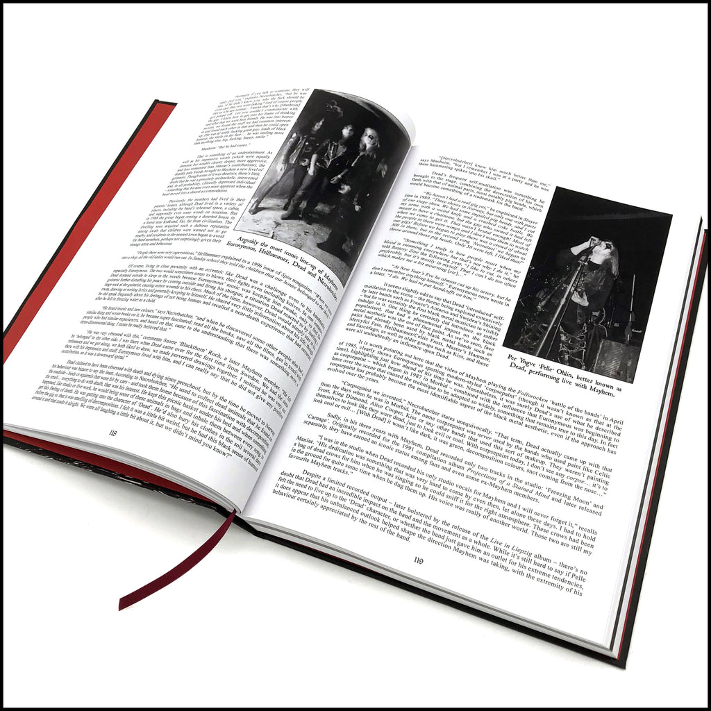 Preorder [July 2026] BLACK METAL: EVOLUTION OF THE CULT - THE RESTORED, EXPANDED & DEFINITIVE EDITION hardback (signed by author, includes patch)