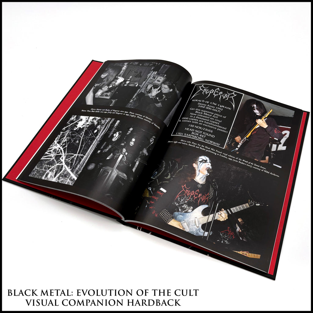 Preorder [15th June 2026] BLACK METAL: EVOLUTION OF THE CULT - THE RESTORED, EXPANDED & DEFINITIVE EDITION hardback boxset (signed by author, includes patch)