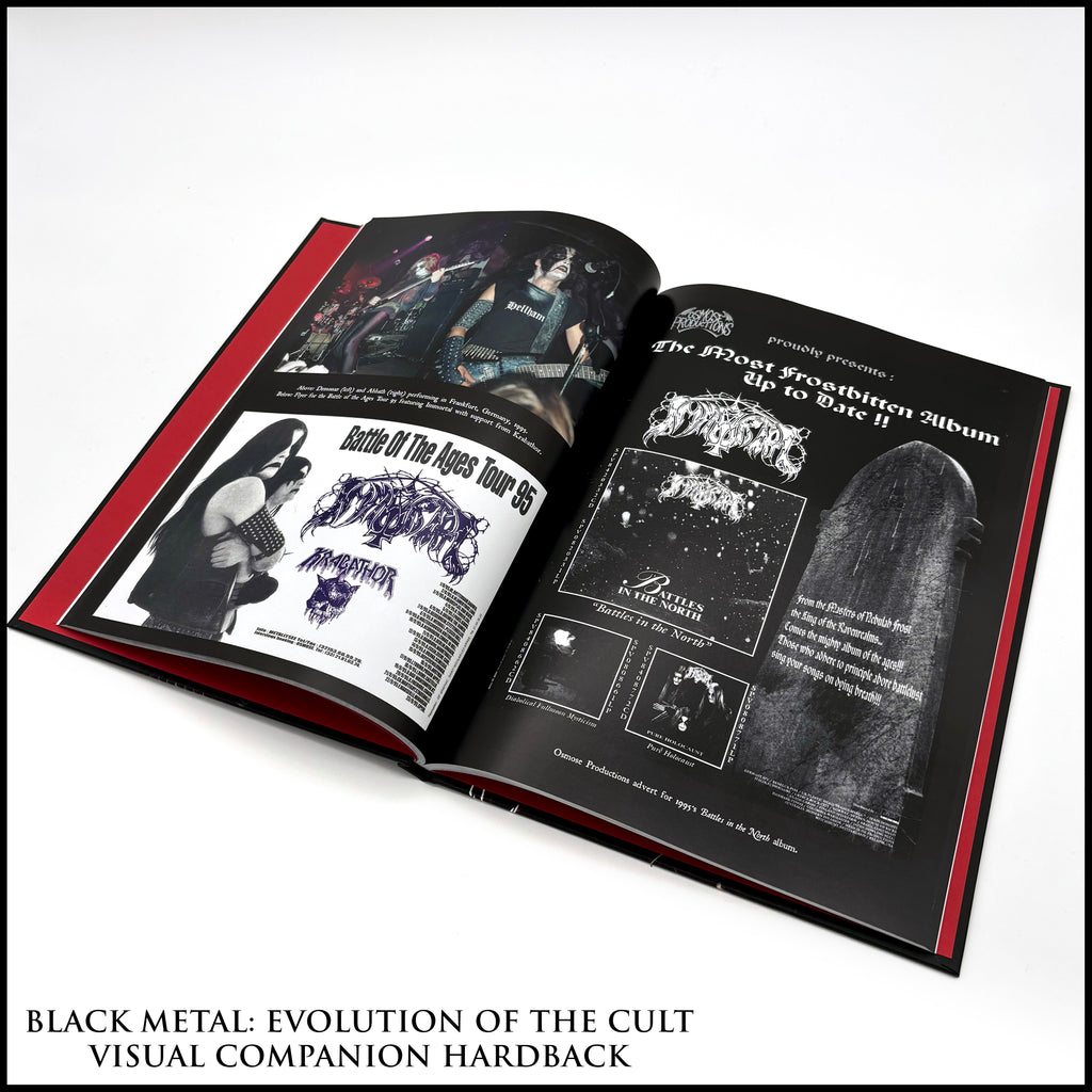 Preorder [15th June 2026] BLACK METAL: EVOLUTION OF THE CULT - THE RESTORED, EXPANDED & DEFINITIVE EDITION hardback boxset (signed by author, includes patch)