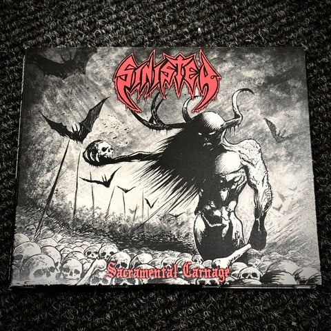 Sinister ‎– Sacramental Carnage CD *preowned/collectible, as new condition*
