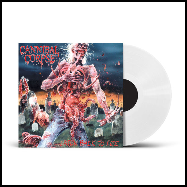 CANNIBAL CORPSE: EATEN BACK TO LIFE LP (limited edition white vinyl) *new, sealed*