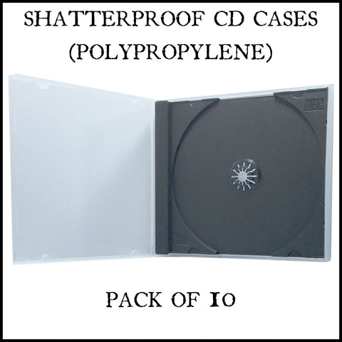 SHATTERPROOF CD CASES (10 units)