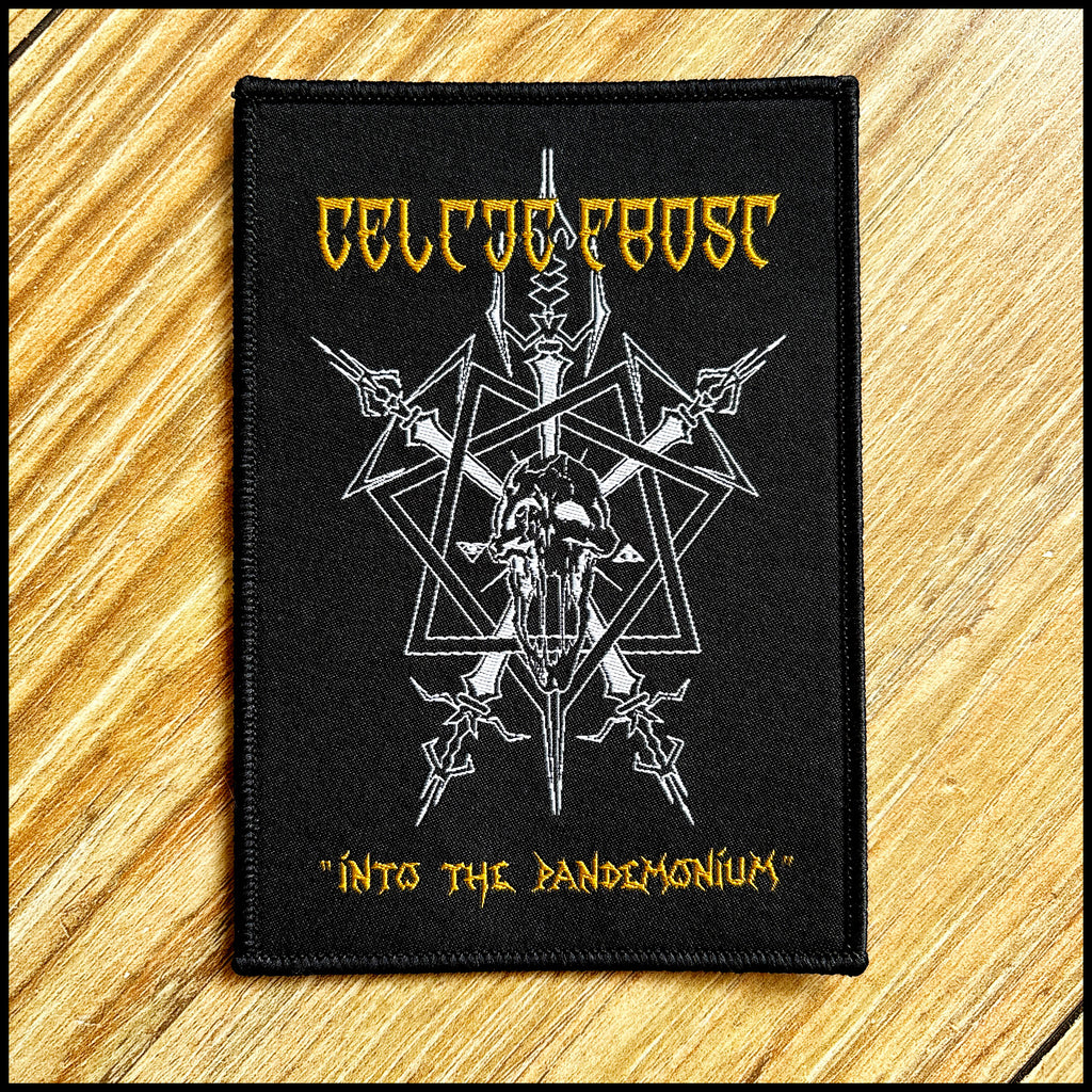 CELTIC FROST: official, limited INTO THE PANDEMONIUM patches (by CND, 2 variants)