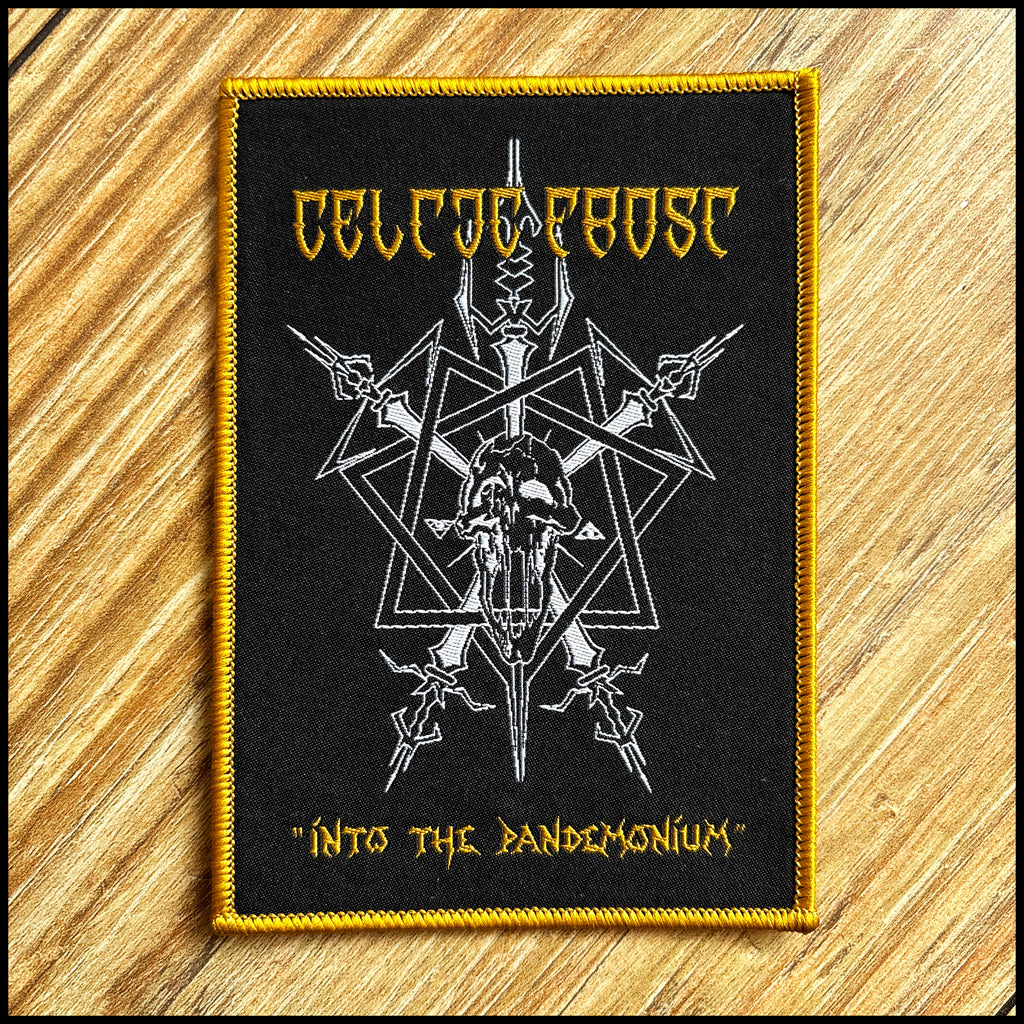CELTIC FROST: official, limited INTO THE PANDEMONIUM patches (by CND, 2 variants)