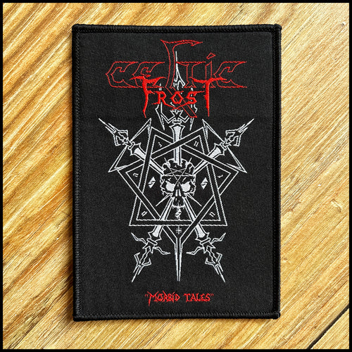 CELTIC FROST: official, limited MORBID TALES patches (by CND, 2 variants)