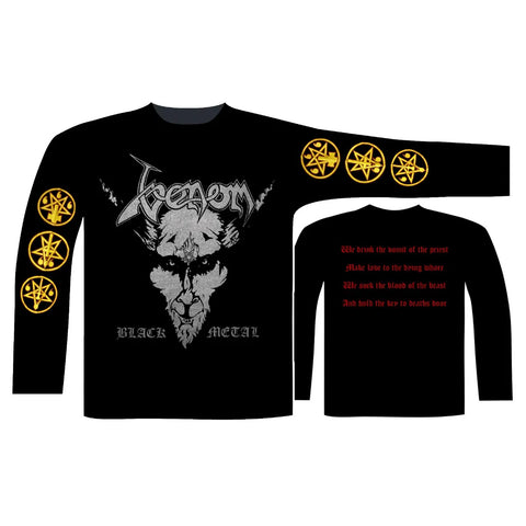 VENOM: BLACK METAL longsleeve shirt