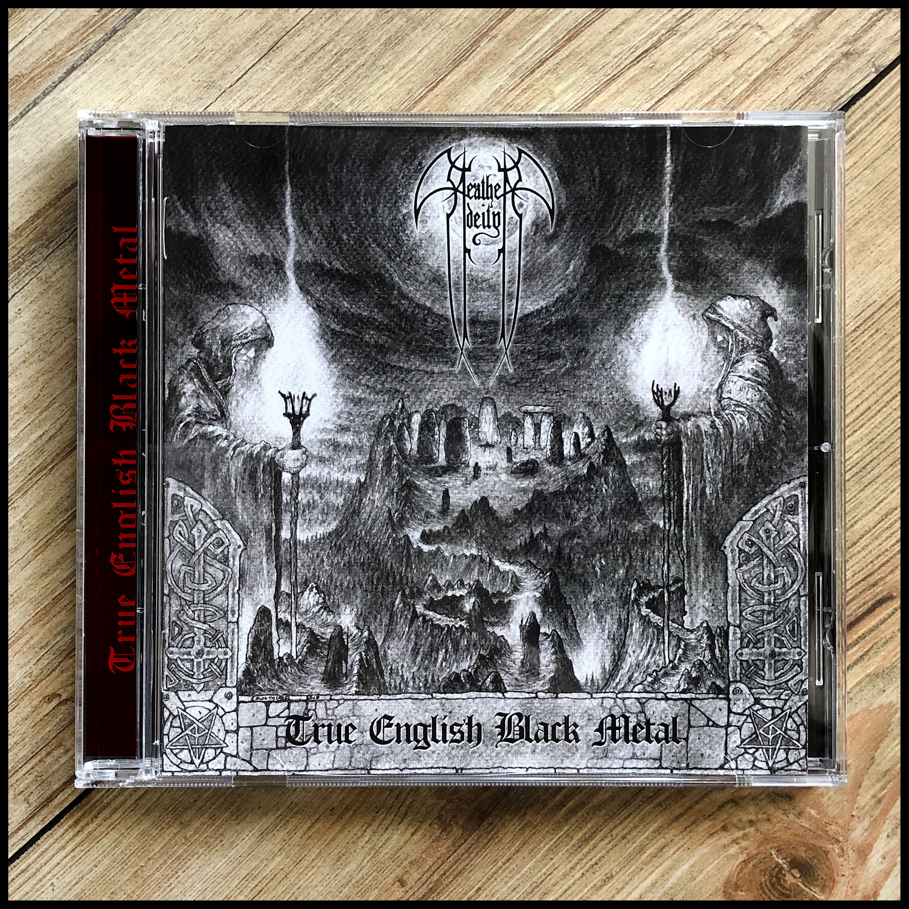 HEATHEN DEITY: True English Black Metal CD (2nd print, Cult Never Dies) *new*