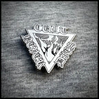 CULT NEVER DIES: official cast metal badge