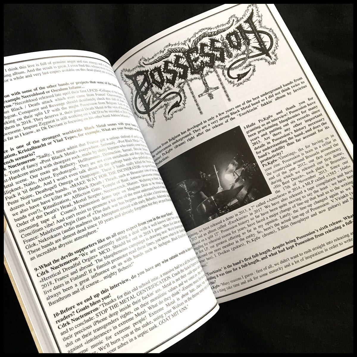 Preorder [Late November 2026] CTHULHU ZINE: ANTHOLOGY (Issues 1-12) book (huge, 500 pages of black/war/death metal)