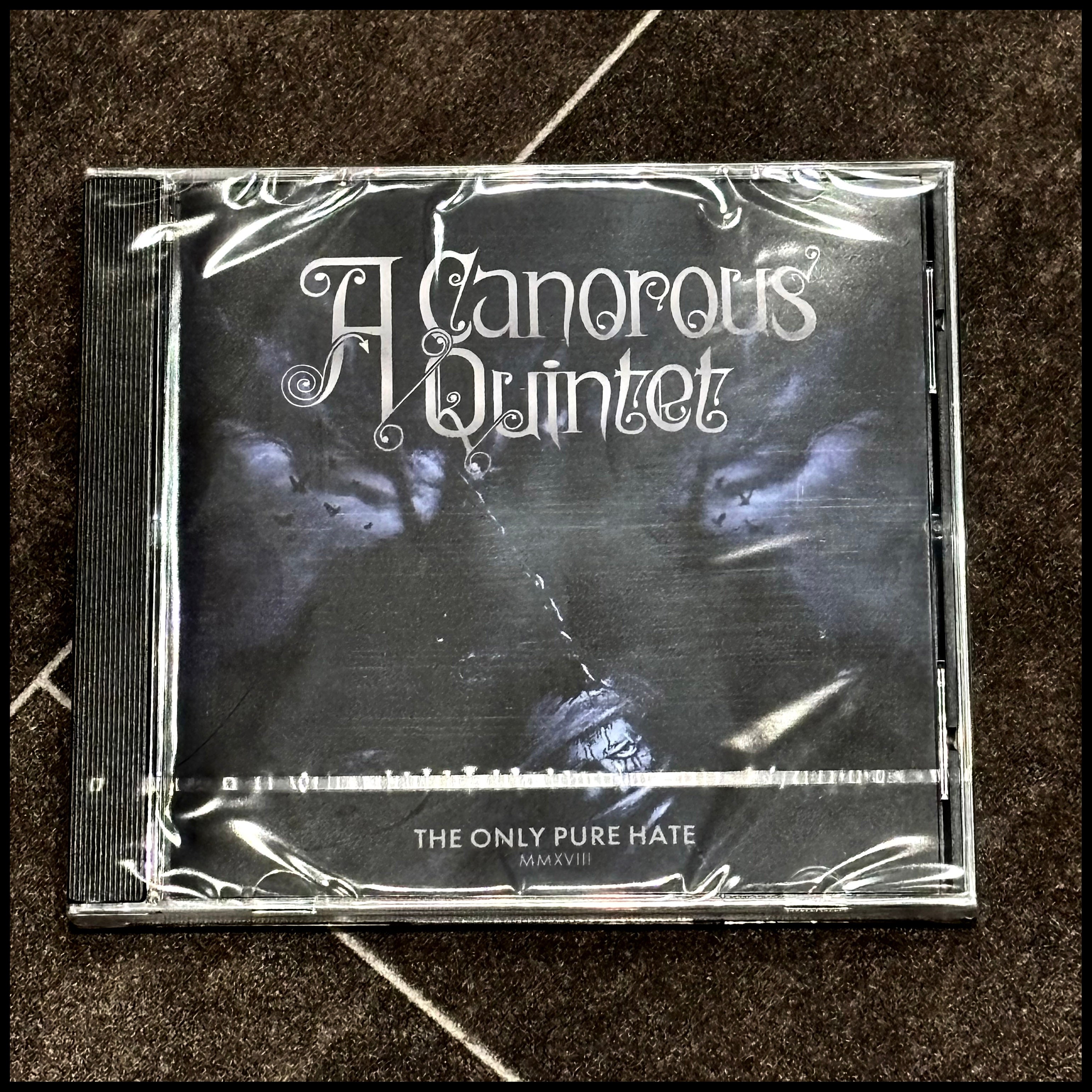 MOVING SALE: A CANOROUS QUINTET: The Only Pure Hate (MMXVIII) CD (reimagined 90s Swedish BM/DM classic) *new, sealed*