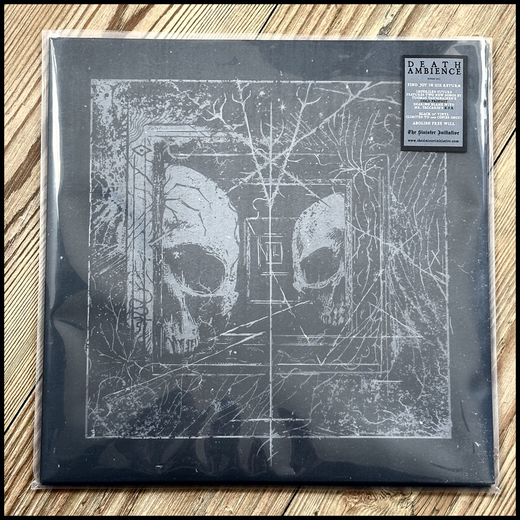 COLD PROPHET / K.F.R: Imperiled Future LP (black vinyl, misanthropic death ambience!) *new, sealed*