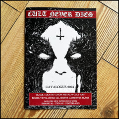 CULT NEVER DIES ZINE/CATALOGUE 2024   [FREE]  (last copies)
