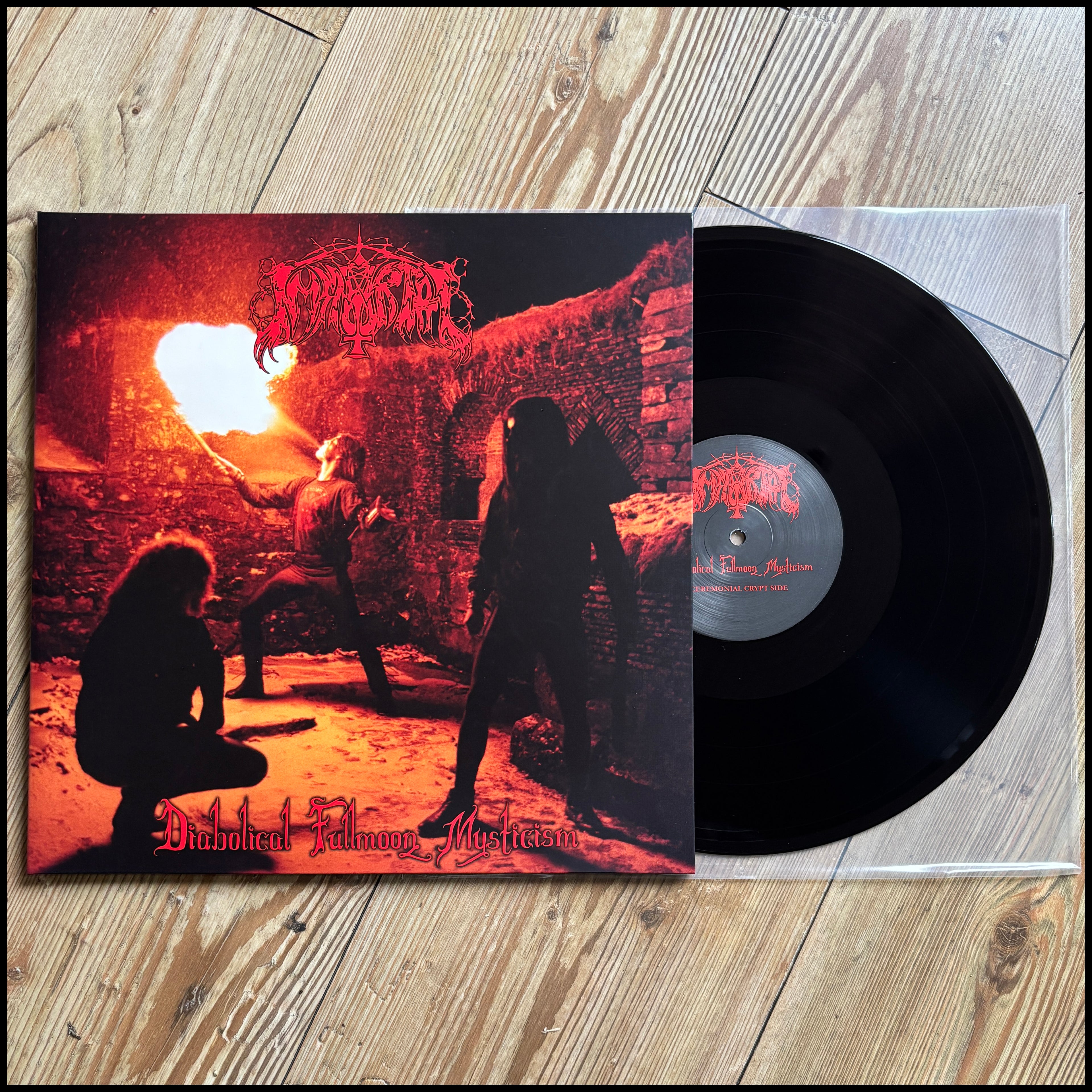 IMMORTAL: Diabolical Fullmoon Mysticism LP (transparent black vinyl, gatefold sleeve) *new*