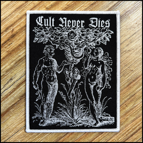 CULT NEVER DIES: deluxe/limited TREE OF KNOWLEDGE AND DEATH deluxe patch (by CND)