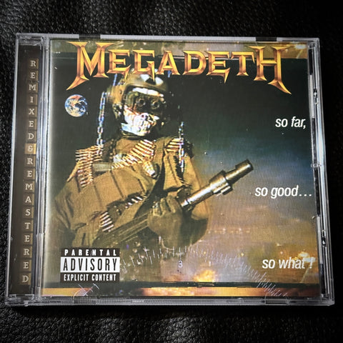 Megadeth ‎– So Far, So Good... So What! CD *preowned/collectible, as new condition*