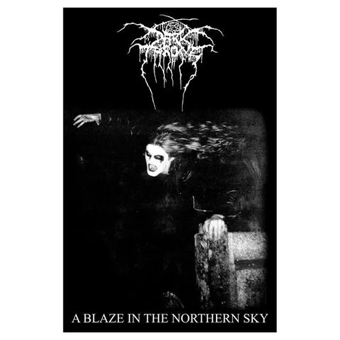 DARKTHRONE - A BLAZE IN THE NORTHERN SKY large flag / textile poster