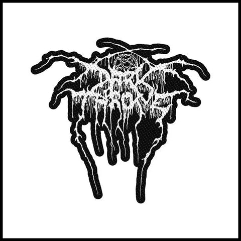 Official DARKTHRONE: shaped LOGO patch