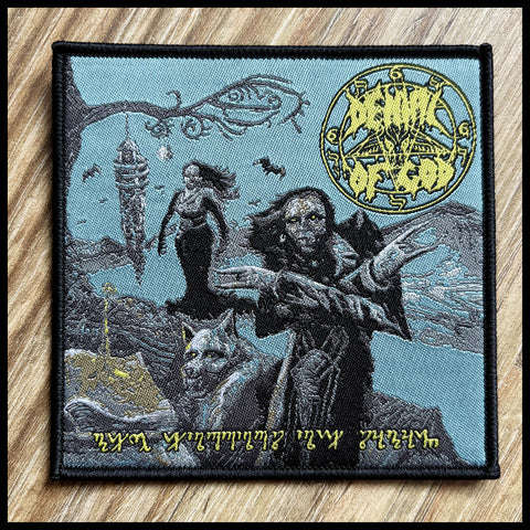 DENIAL OF GOD: official deluxe/limited THE HORRORS OF SATAN patch (limited edition)