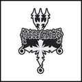 DISSECTION: official shaped LOGO patch