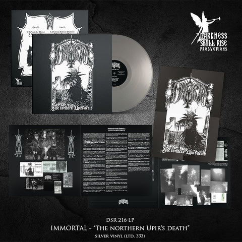 IMMORTAL: The Northern Upir's Death LP (2nd pressing, 180g silver vinyl, large booklet, poster, ltd to 333 copies)