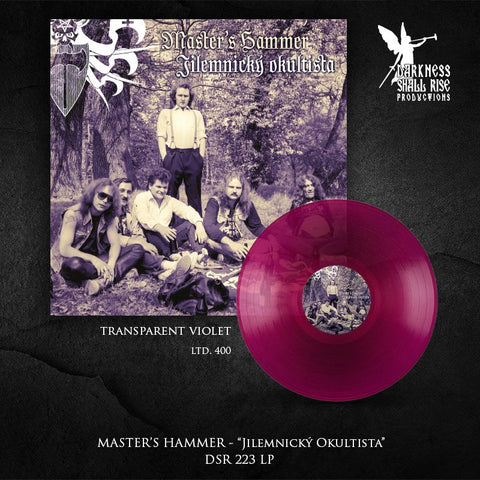 MASTER'S HAMMER:  Jilemnický Okultista LP (ltd 400 copies, 180g transparent violet vinyl, download code, poster, booklet)