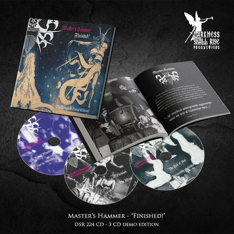 MASTER'S HAMMER: Finished! The Complete Demo Edition 3CD and large hardcore book