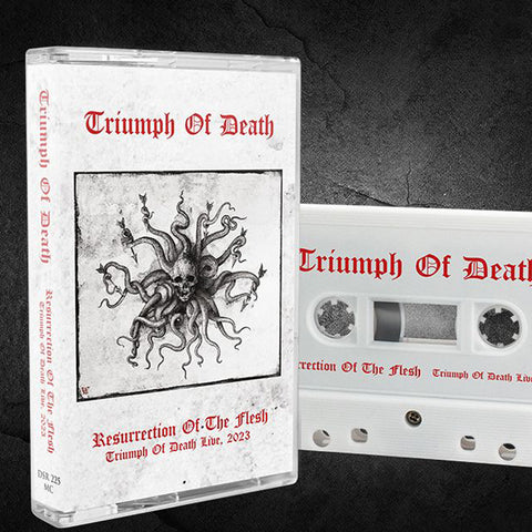TRIUMPH OF DEATH: Resurrection Of The Flesh cassette (Hellhammer!)