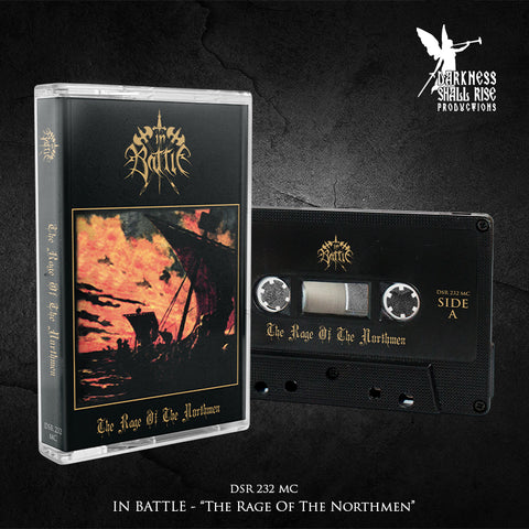 Preorder [April 2023] IN BATTLE: The Rage of the Northmen cassette (classic black metal from 1998)