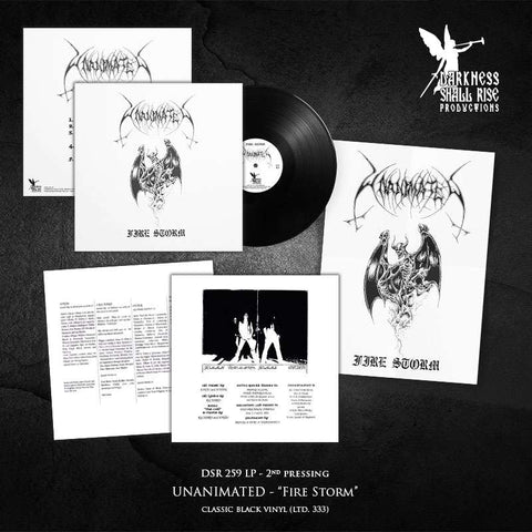 Preorder [late March 2026] UNANIMATED: Fire Storm MLP (black vinyl, legendary 90s Swedish black/death metal)