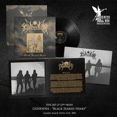 Preorder [late March 2025] GEHENNA: Black Seared Heart LP (black or silver/gold vinyl)