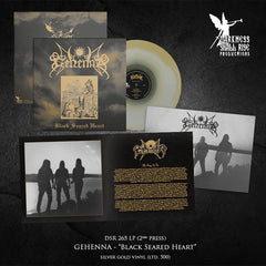 Preorder [late March 2025] GEHENNA: Black Seared Heart LP (black or silver/gold vinyl)