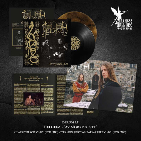 Preorder [mid September] HELHEIM:  Av norrøn ætt LP (black or transparent wheat vinyl)