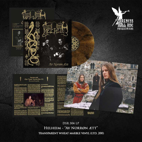 Preorder [mid September] HELHEIM:  Av norrøn ætt LP (transparent wheat vinyl)