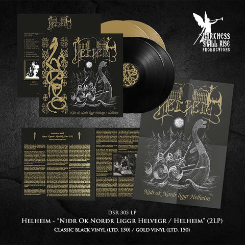 Preorder [mid September] HELHEIM: Niðr ok Norðr liggr Helvegr / Helheim DLP (2x black or gold vinyl)