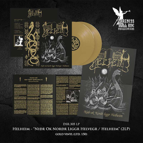 Preorder [mid September] HELHEIM: Niðr ok Norðr liggr Helvegr / Helheim DLP (2x gold vinyl)