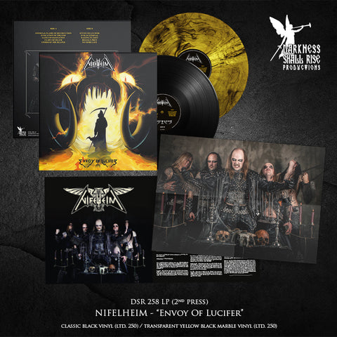 Preorder [late August] NIFELHEIM: Envoy of Lucifer LP (second press vinyl, includes poster and large booklet)