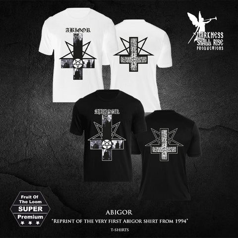 Preorder [early March 2025] ABIGOR: 'Demos 1993-1994' shirt (black or white)