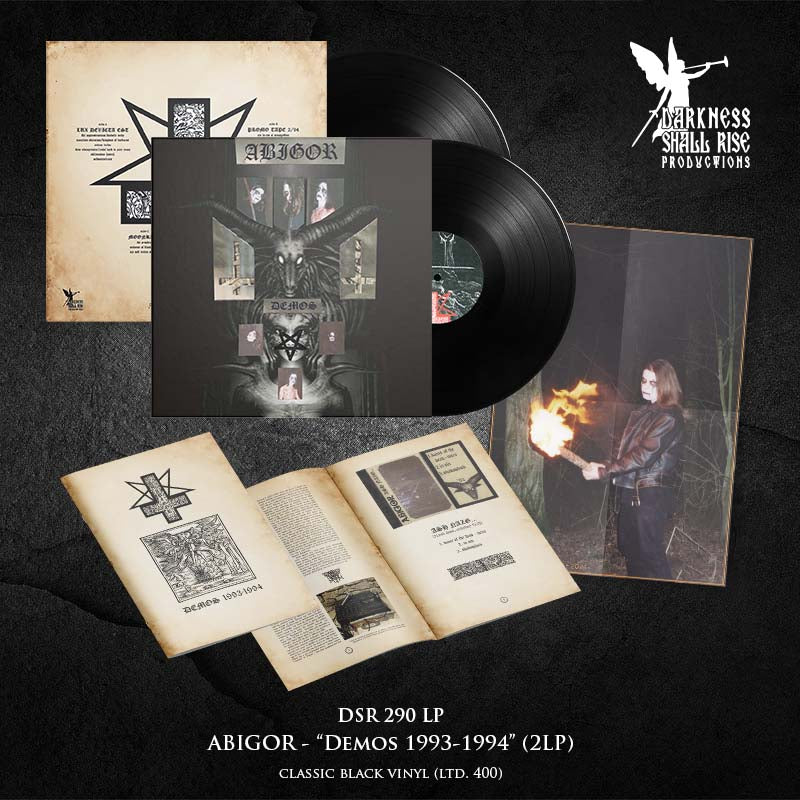 ABIGOR: The Demos 1993-1994 double LP (2x black vinyl, plus book, poster, download) *new*