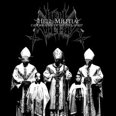 Preorder [late March 2025] HELL MILITIA: Canonisation Of The Foul Spirit LP (black or cloudy black vinyl)