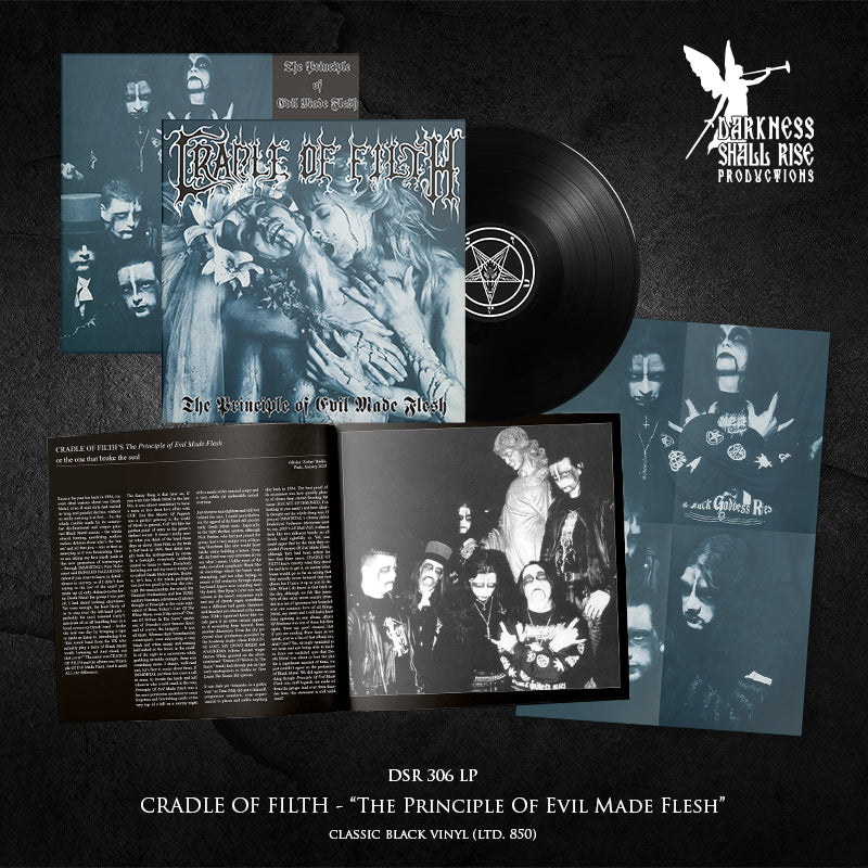 CRADLE OF FILTH: The Principle Of Evil Made Flesh LP (black or colour vinyl, remaster, download, limited) *new, sealed*