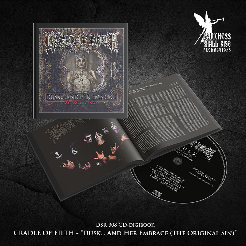 CRADLE OF FILTH: Dusk and her Embrace (Original Sin) CD hardcover digibook (24 page, remastered) *new, sealed*