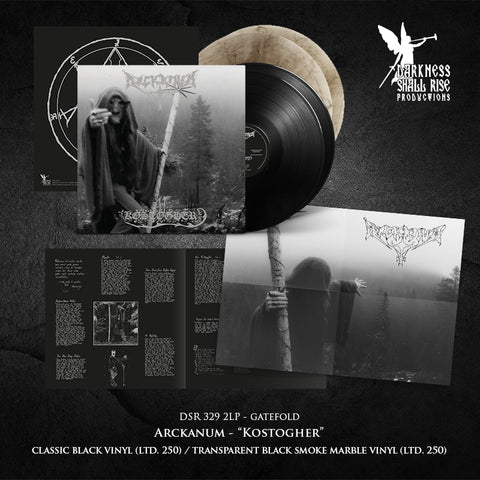 Preorder [November] ARCKANUM: Kostogher LP (black and coloured vinyl)