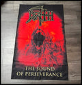 DEATH: official flag / textile poster *preowned/rare*