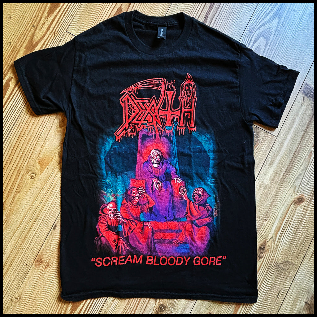 DEATH: official SCREAM BLOODY GORE shirt