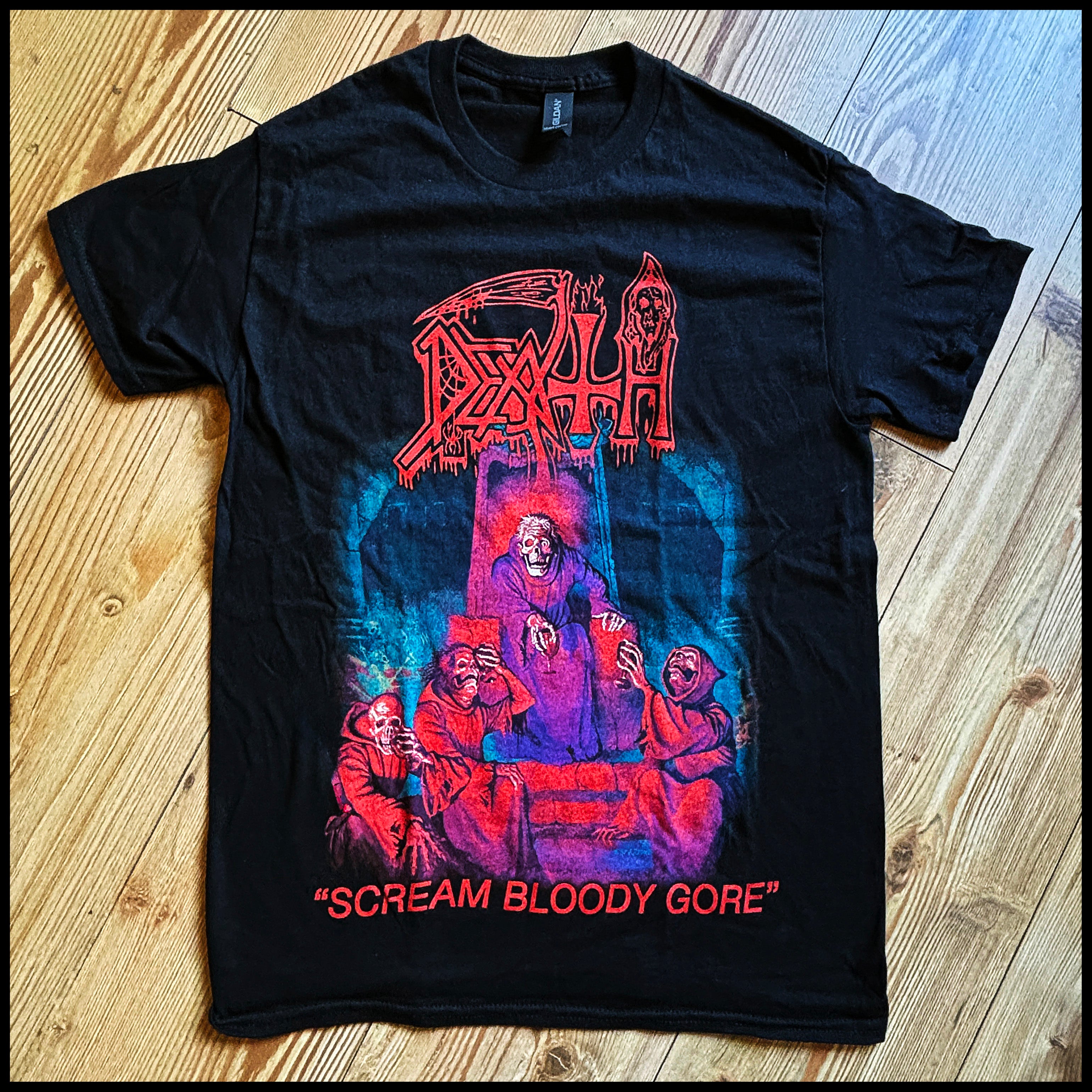 DEATH: official SCREAM BLOODY GORE shirt