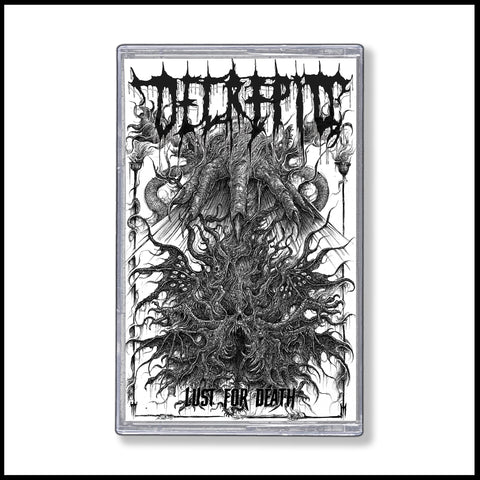 Preorder [15th October 2024] DECREPID: Lust for Death cassette (released by Cult Never Dies)